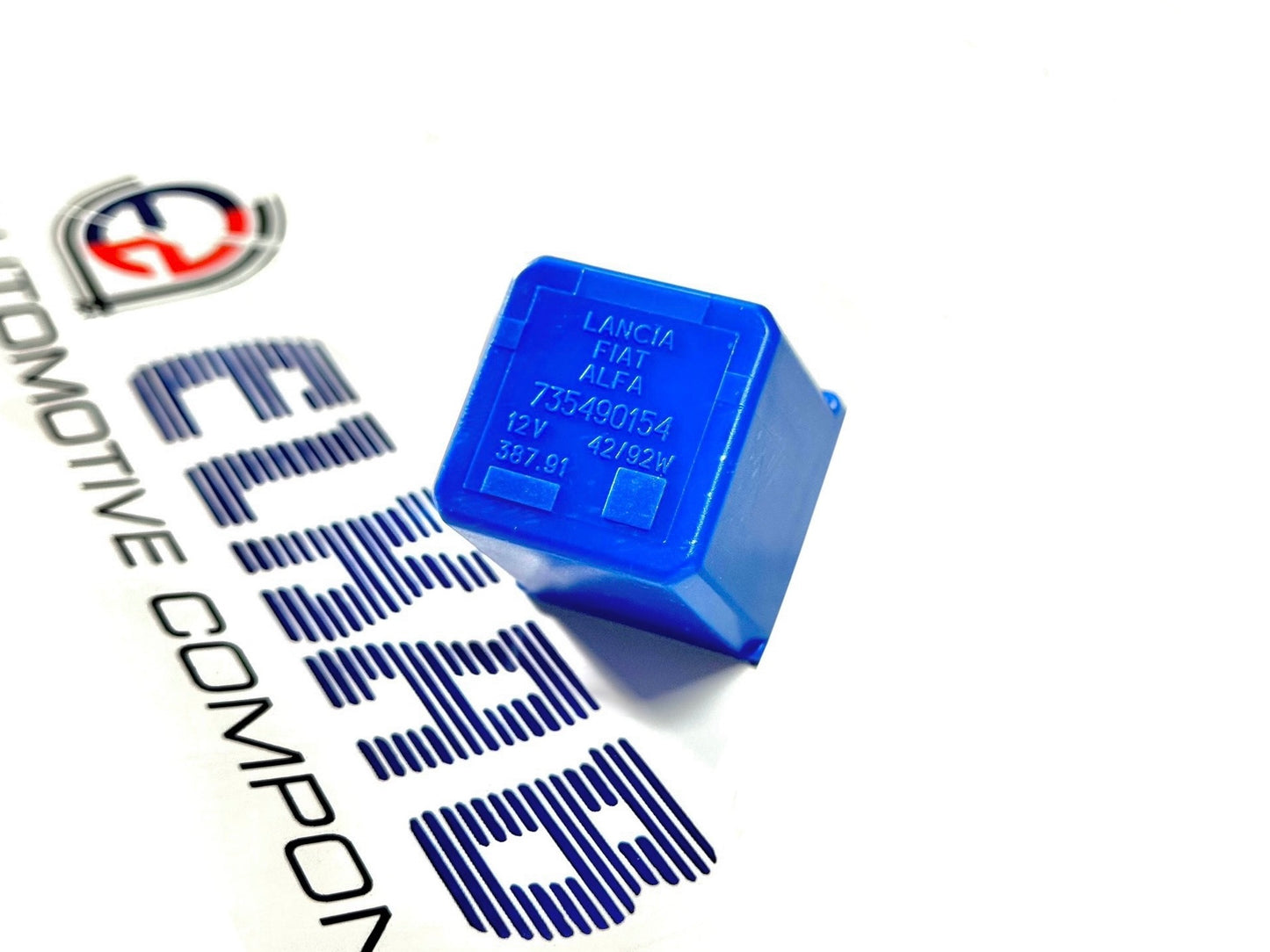 Relè Intermittenza 12V 42W 92W OEM7573490 Blu Lancia, Fiat, Alfa Romeo, Auto Bianchi ORIGINALE Panda, Punto, 500, Seicento, Y10, 147, 149, Ypsilon, Renault, Peugeot.