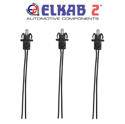 3 Luci Lampadine T5 CABLATE con Portalampada per Cruscotto Spie Fiat Alfa, Lancia Punto, Panda, Ypsilon, 600, 500, Giulietta ORIGINALI