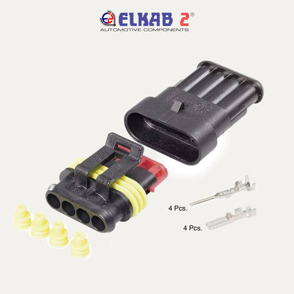 KIT Connettori Terminali SUPER SEAL Maschio Femmina TE, TYCO, AMP, da 1 a 6 Vie, Pin ORIGINALI