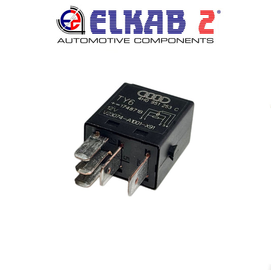 Relè 646 12V,  4H0 951 253 C Audi, VW Seat Skoda, TE, V23074-A1001-X91 ORIGINALE Passat, Polo, Golf, RS, A6, Q5, Q3 Arona, Ibiza Octavia ORIGINALE