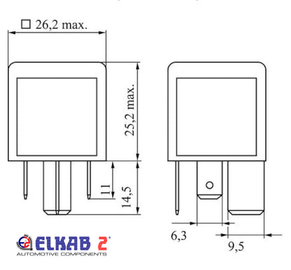 Relè IVECO 12v 70a 4 Contatti, Multifunzione BITRON Iveco Daily, 504053413 ORIGINALE.
