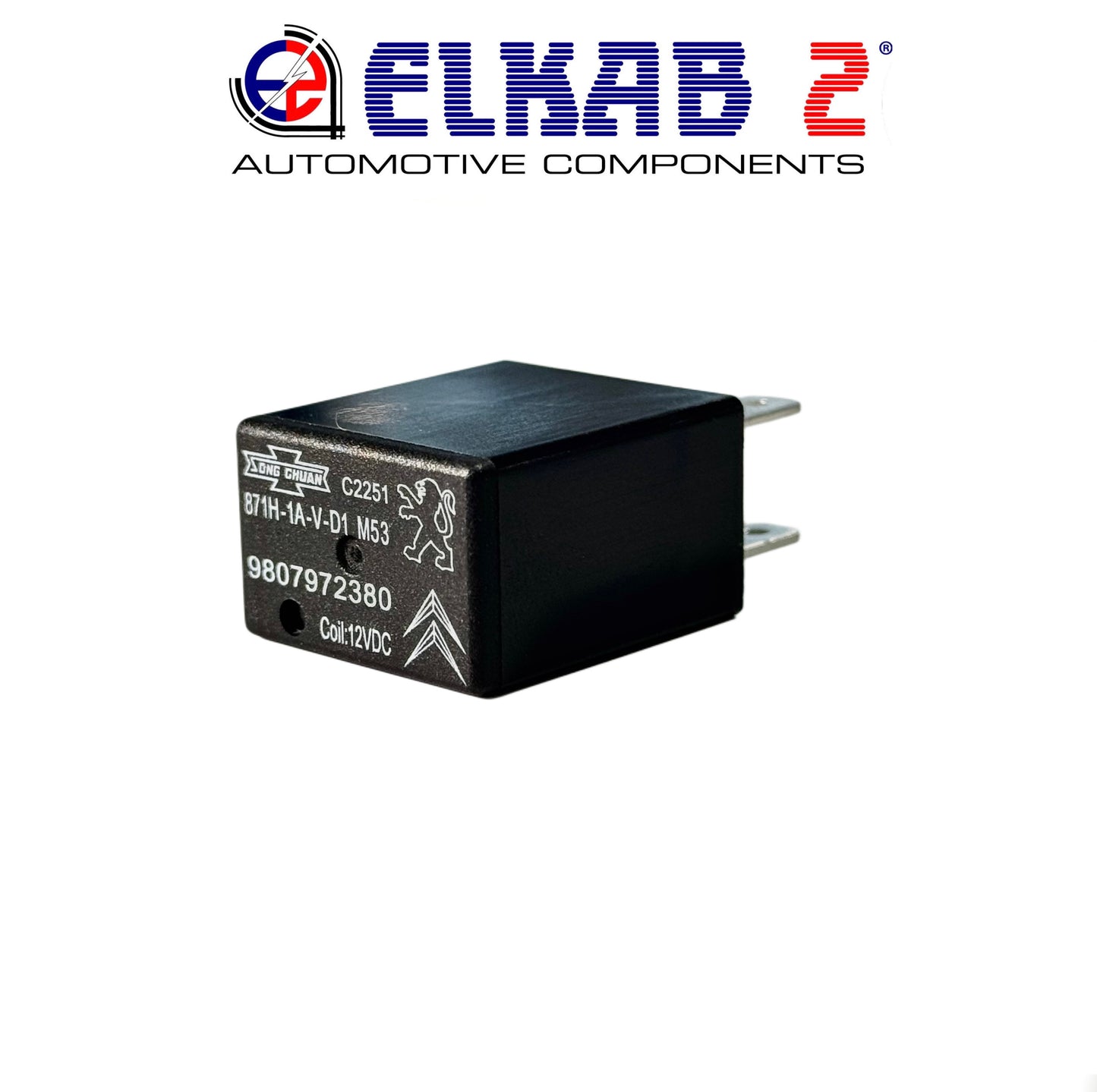 Relè PEUGEOT, CITRÖEN 12v 30A 4 Contatti per C3, C4, Berlingo, Clio, Captur OEM 871H-1A-V-D1 M53 ORIGINALE