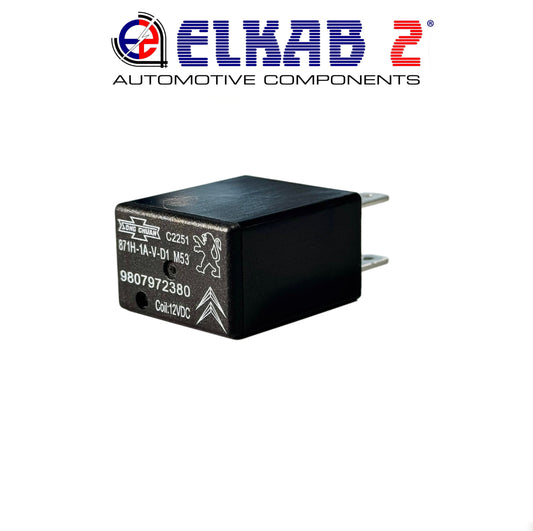Relè PEUGEOT, CITRÖEN 12v 30A 4 Contatti per C3, C4, Berlingo, Clio, Captur OEM 871H-1A-V-D1 M53 ORIGINALE