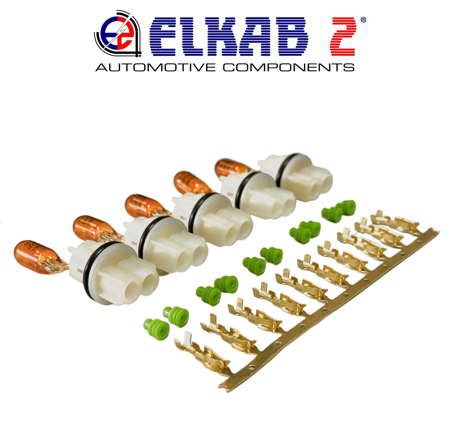 Portalampada T10 Lampadine Arancio Luci Freccie Specchio Furgone Auto, Fiat Ducato, Peugeot Boxer, Citroen Jumper, Opel Movano 5 PEZZI.