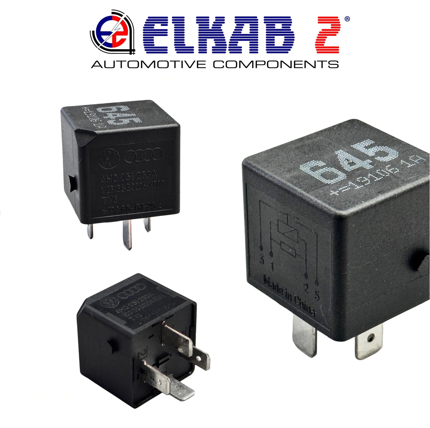 Relè 645 12V, Audi VW Seat Skoda, Modulo Controllo Multiuso 4H0951253A Passat, Polo, Golf, RS, A6, Q5, Q3 Arona, Ibiza Octavia ORIGINALE