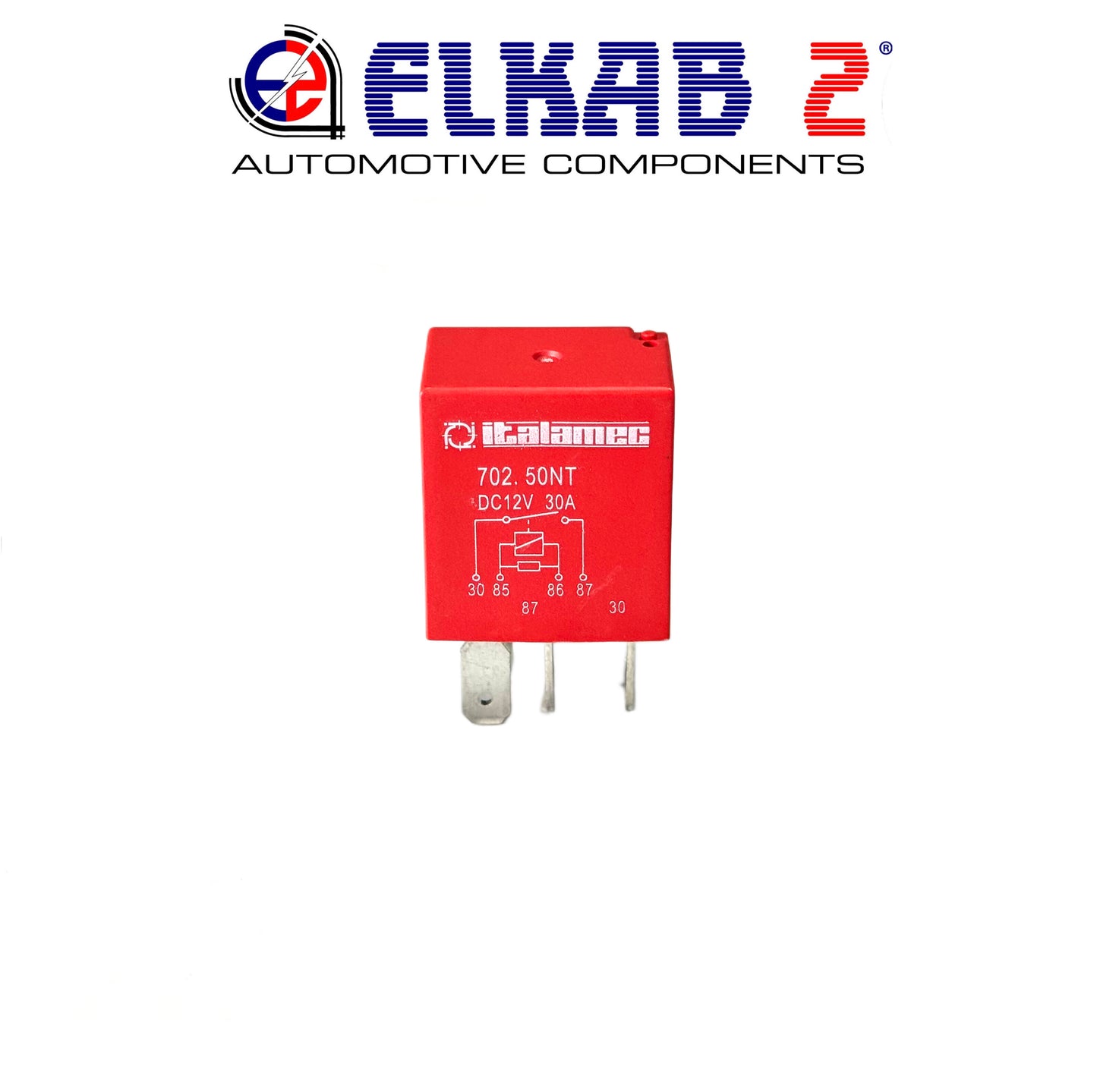 RELÈ Fiat, Alfa, Lancia 12V 30A 702. 50NT Italamec 4 Contatti Seicento, Panda, Punto, Ypsilon ORIGINALE