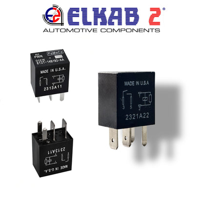 Relè FORD Fo.Mo.Co 12v Made in U.S.A. 8T2T-14B192-AA 4 Pin 0101K HIPWR ORIGINALE Mustang, Fiesta, Focus, EcoSport, Transit, F150