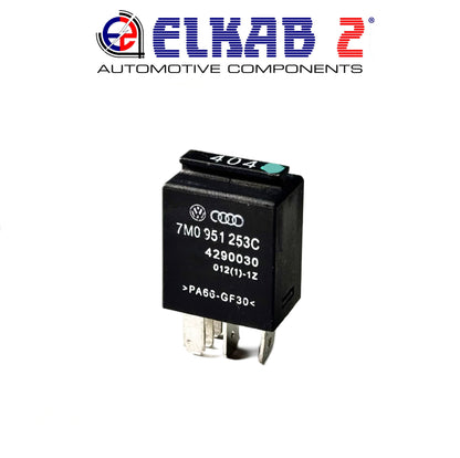 Relè 404 12V, 7M0 951 253 C Audi, VW Seat Skoda, C23374-A1001-X007 ORIGINALE