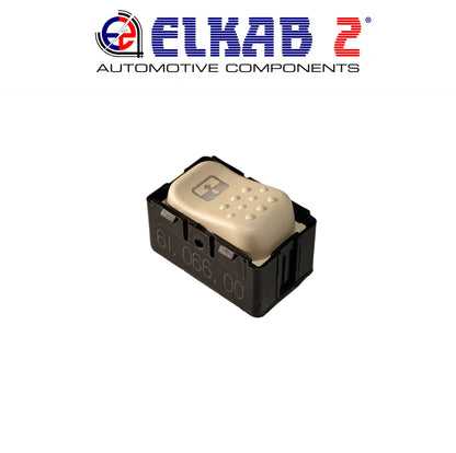 Pulsante per Tetto Apribile Panoramico Webasto, Interruttore Bianco 5 Contatti Illuminato BJA 61.066.00