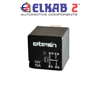 Relè Automobile 12v 70a 4 Contatti, Multifunzione BITRON per Iveco Daily, Fiat, Alfa, Lancia, ORIGINALE.