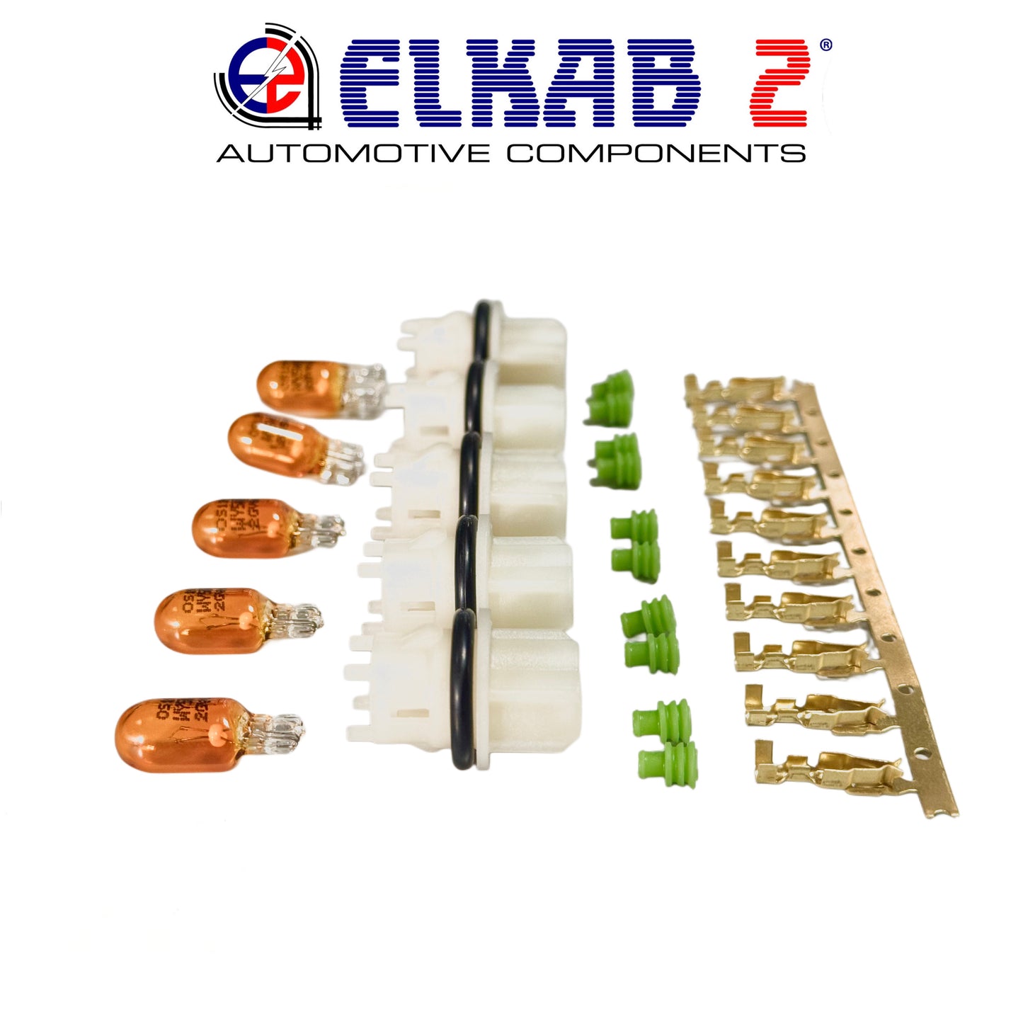 Portalampada T10 Lampadine Arancio Luci Freccie Specchio Furgone Auto, Fiat Ducato, Peugeot Boxer, Citroen Jumper, Opel Movano 5 PEZZI.