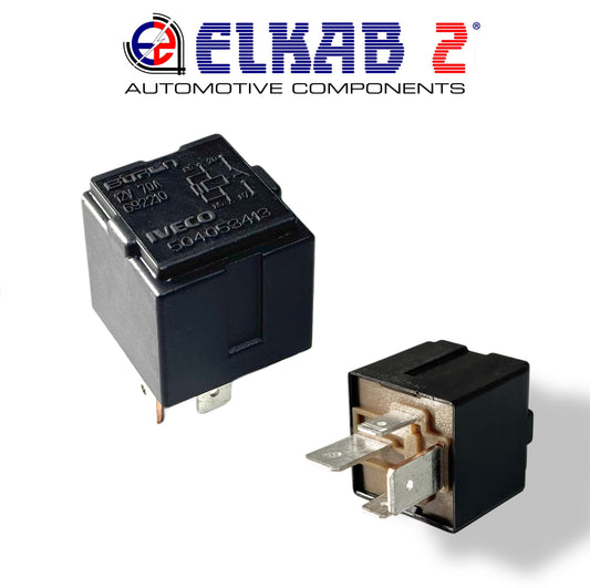 Relè IVECO 12v 70a 4 Contatti, Multifunzione BITRON Iveco Daily, 504053413 ORIGINALE.