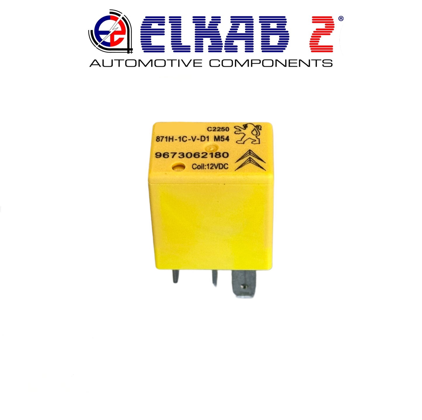 Relè PEUGEOT, CITRÖEN 12v 25A Giallo, C3, C4, Berlingo, Clio, Captur 9673062180 ORIGINALE