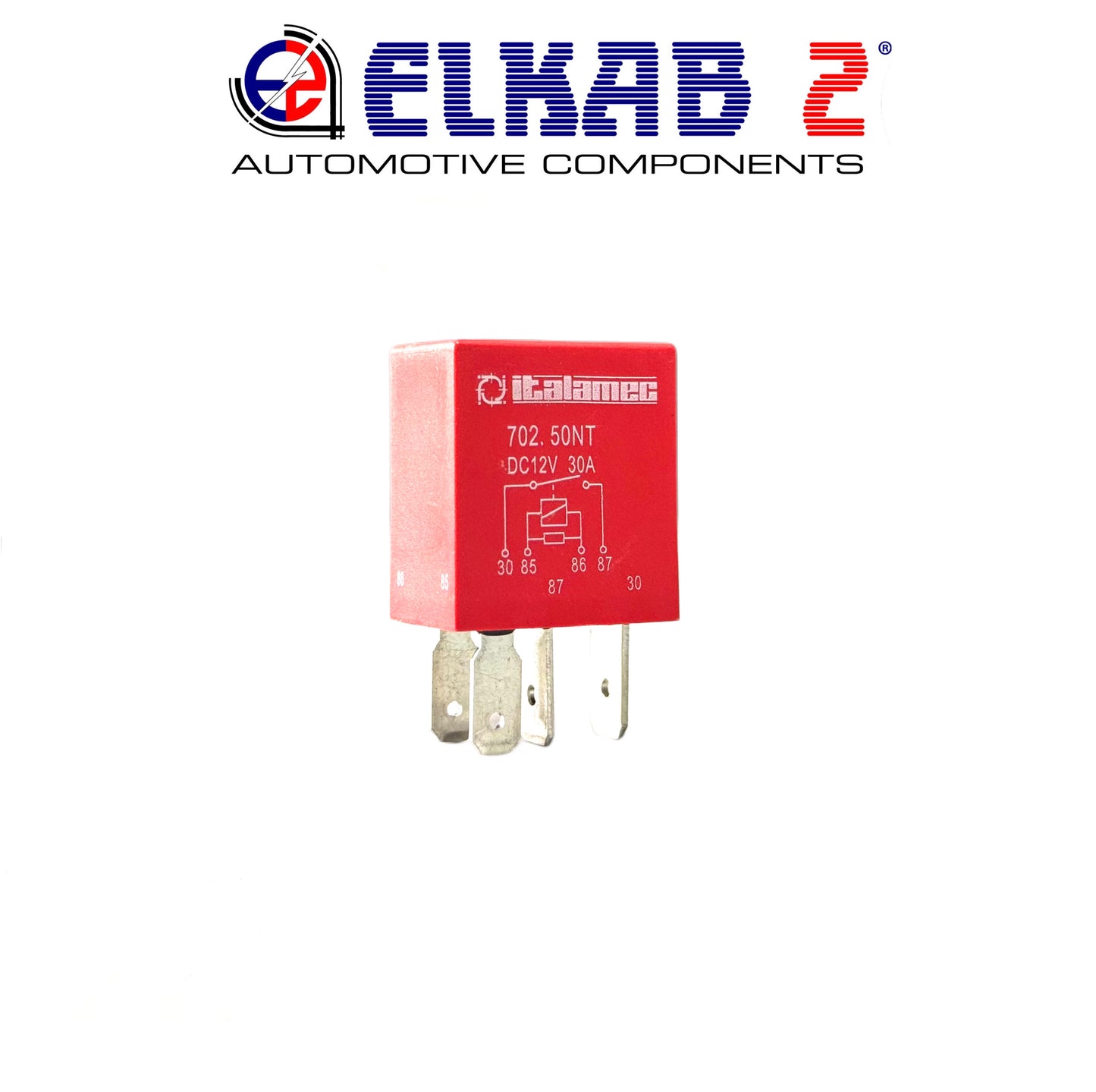 RELÈ Fiat, Alfa, Lancia 12V 30A 702. 50NT Italamec 4 Contatti Seicento, Panda, Punto, Ypsilon ORIGINALE