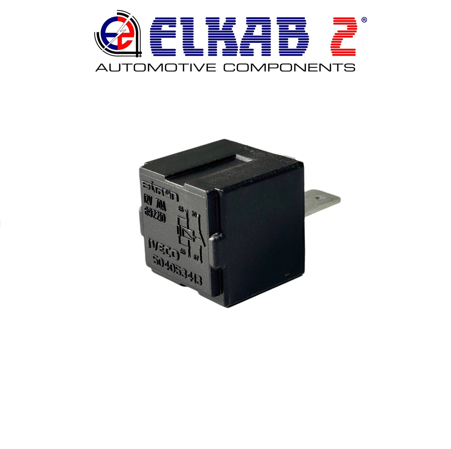 Relè IVECO 12v 70a 4 Contatti, Multifunzione BITRON Iveco Daily, 504053413 ORIGINALE.