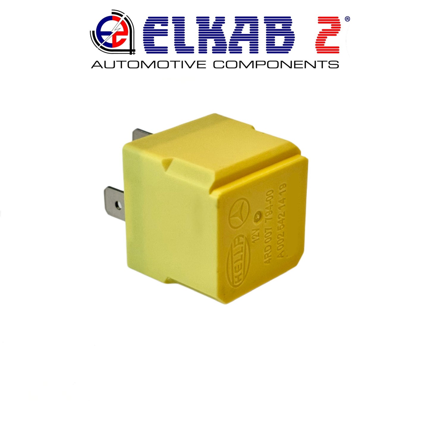 Relè 12V Mercedes Hella A0025421419 Giallo 4Pin A/C Ventola Aria Pompa ORIGINALE