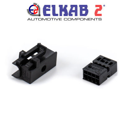 10 Connettori Cavo, Cablaggio TE, TYCO 8Vie MQS 1745000-3 Nero ORIGINALI