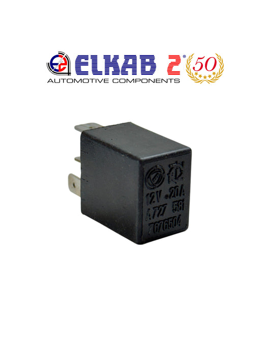 RELÈ RELAIS ORIGINALE 7676504 FIAT, ALFA, LANCIA, 12V 20A Punto, MiTo, Ypsilon, Panda, 147, 156, Ducato, 500, Bravo ORIGINALE