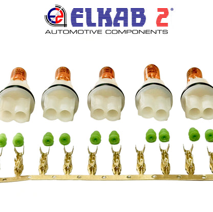 Portalampada T10 Lampadine Arancio Luci Freccie Specchio Furgone Auto, Fiat Ducato, Peugeot Boxer, Citroen Jumper, Opel Movano 5 PEZZI.