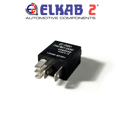 Relè 404 12V, 7M0 951 253 C Audi, VW Seat Skoda, C23374-A1001-X007 ORIGINALE