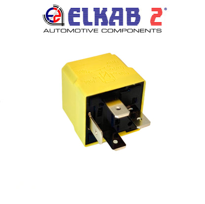 Relè 12V Mercedes Hella A0025421419 Giallo 4Pin A/C Ventola Aria Pompa ORIGINALE