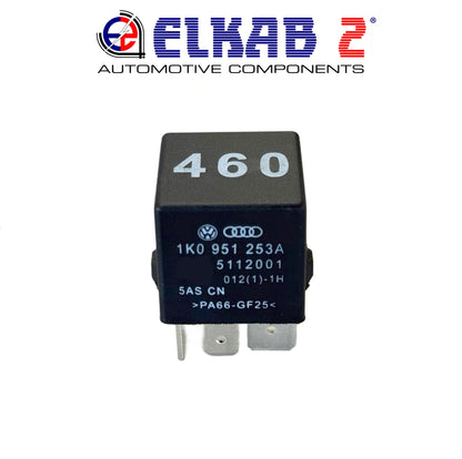 Relè 460 1KO951253A 12V, Audi VW Seat Skoda, Modulo Controllo V23134-T52-X430 Passat, Polo, Golf, RS, A6, Q5, Q3 Arona, Ibiza Octavia ORIGINALE