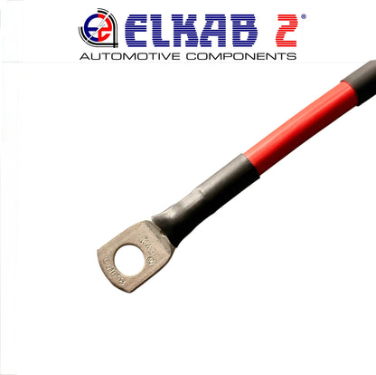 Cavo Positivo Batteria con Terminale Occhiello per Collegamento da Batteria a Fusibili, per Inverter Auto, Moto, Camper.