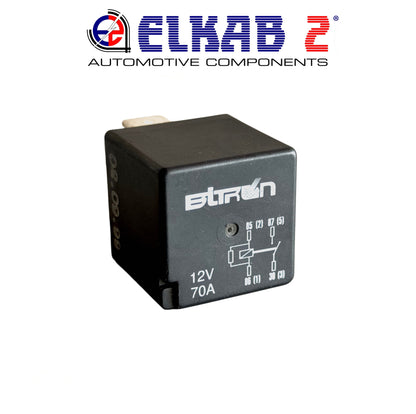 Relè Automobile 12v 70a 4 Contatti, Multifunzione BITRON per Iveco Daily, Fiat, Alfa, Lancia, ORIGINALE.
