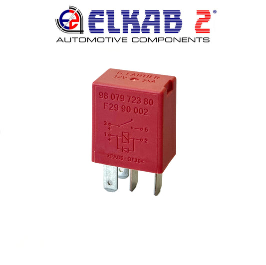 Relè Relay G. Cartier 12V 25A CITROEN PEUGEOT RENAULT Jumpy, C3, Clio, OEM 98 079 723 80, OEM F29 90 002 ORIGINALE
