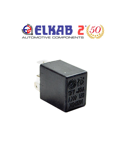 RELÈ RELAIS ORIGINALE 7676504 FIAT, ALFA, LANCIA, 12V 20A Punto, MiTo, Ypsilon, Panda, 147, 156, Ducato, 500, Bravo ORIGINALE