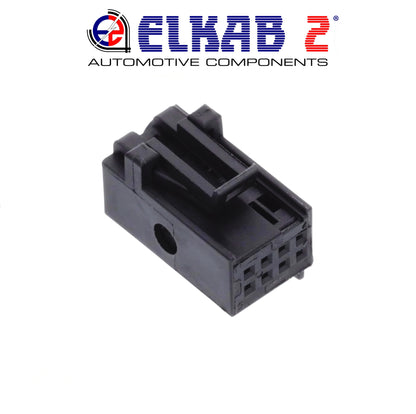 10 Connettori Cavo, Cablaggio TE, TYCO 8Vie MQS 1745000-3 Nero ORIGINALI