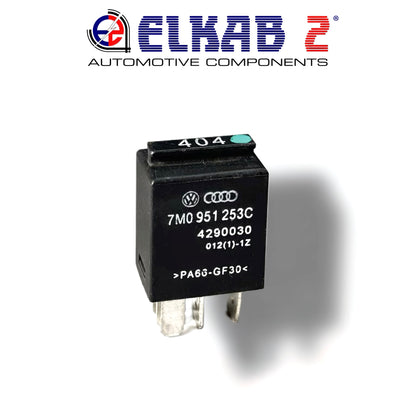 Relè 404 12V, 7M0 951 253 C Audi, VW Seat Skoda, C23374-A1001-X007 ORIGINALE