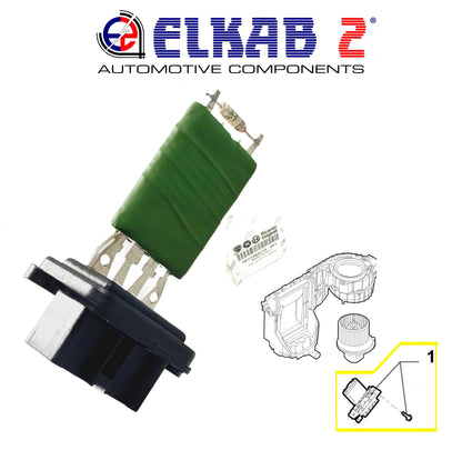 Resistore Resistenza Ventola Abitacolo Clima Riscaldamento Fiat, Lancia Ypsilon, Ducato, Panda, Doblò 500 46723713