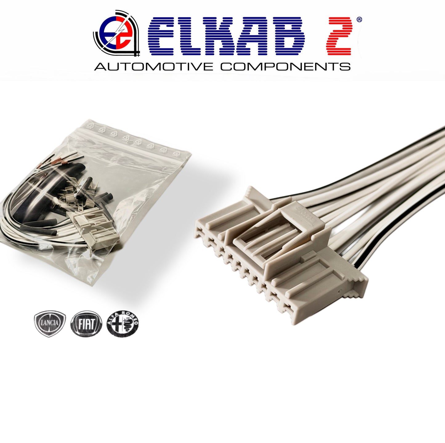 Connettore FCI Sicma Body Computer, Fari Fiat Panda 169 Spina 10 Vie 71745167 Body Computer Panda Seconda Serie. ORIGINALE.