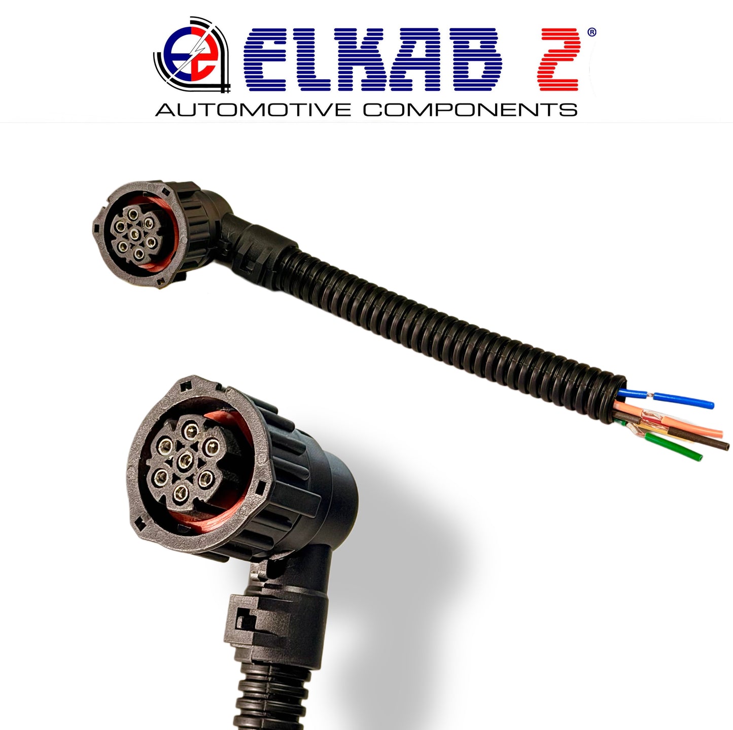 Connettore 7 Pin Luci Posteriori Rimorchio Spina Colleganento Fanali Cablaggio Trailer Scania Volvo Iveco Mercedes DAF MAN