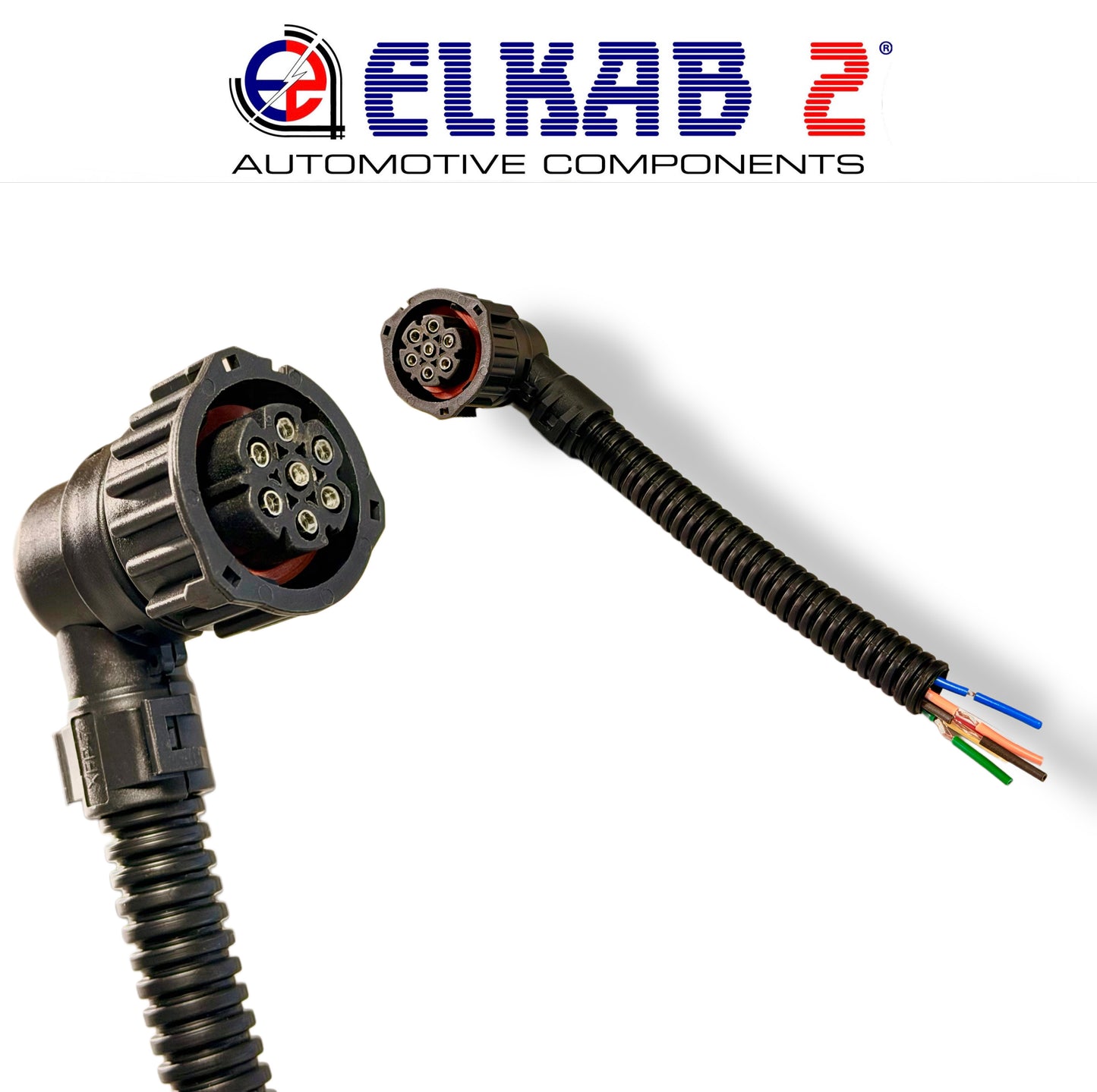 Connettore 7 Pin Luci Posteriori Rimorchio Spina Colleganento Fanali Cablaggio Trailer Scania Volvo Iveco Mercedes DAF MAN