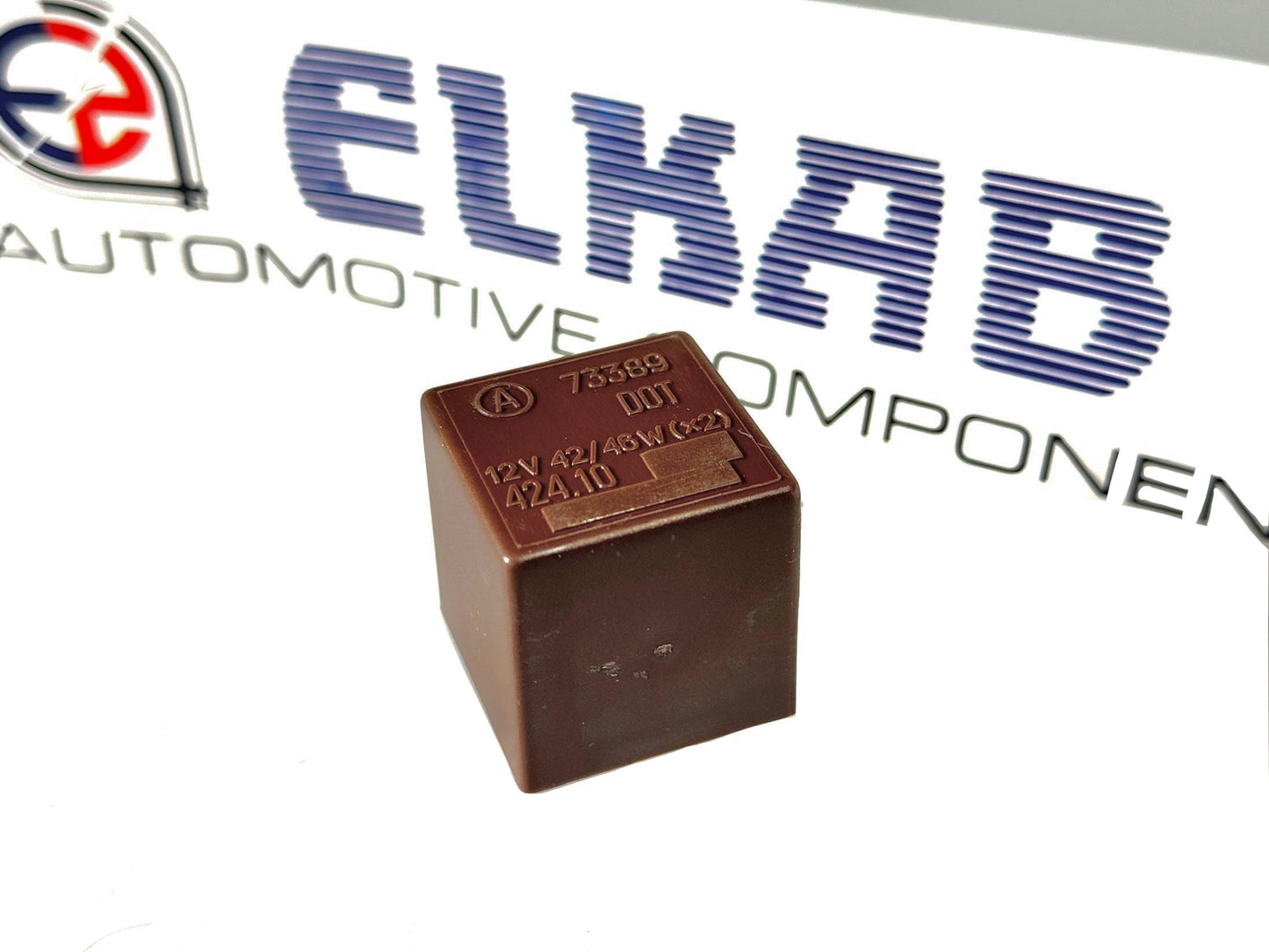 Relè Intermittenza Frecce 12V 42/46W OEM73389 Fiat, Lancia, Alfa Romeo, Auto Bianchi, ORIGINALE 500, Tipo, Cupe, Ducato, Y10, 147, 159, Ypsilon, Musa, Renault, Peugeot.